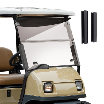 Clear Windshield compatible for EZGO RXV 2008-UP Folding StyleIn Box compatible for Golf Cart Part