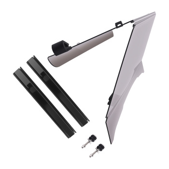 4MM Thick Windshield compatible for EZGO TXT Medalist compatible for Golf Cart 94-14 Smoke Tinted Screen