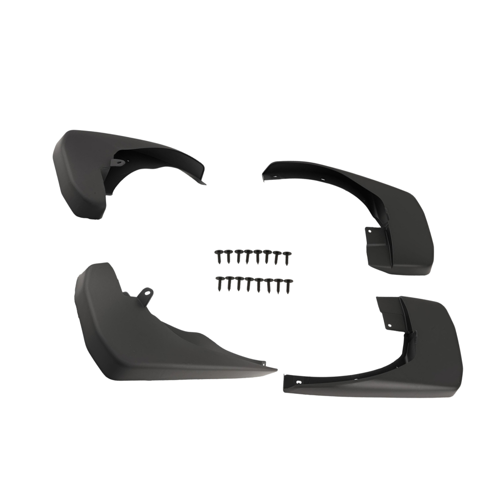 4PC Black Mud Flaps Front Rear compatible for Nissan Frontier 2005-2015 999J2-XR00003 Set