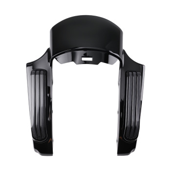 Rear Fascia compatible for Harley Touring 14-Later LED Fender Smoke Tail Light ABS