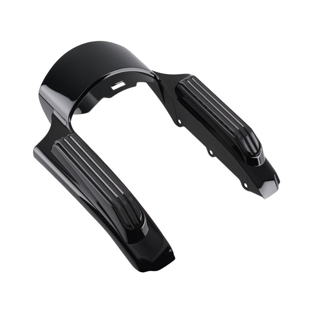 Rear Fascia compatible for Harley Touring 14-Later LED Fender Smoke Tail Light ABS