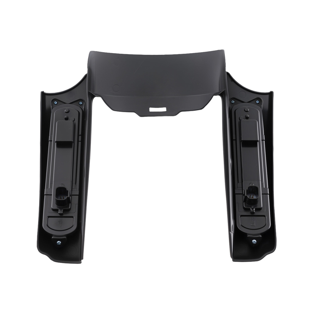 Black ABS LED Fender Fascia compatible for Harley Touring 14+ Rear Tail Light