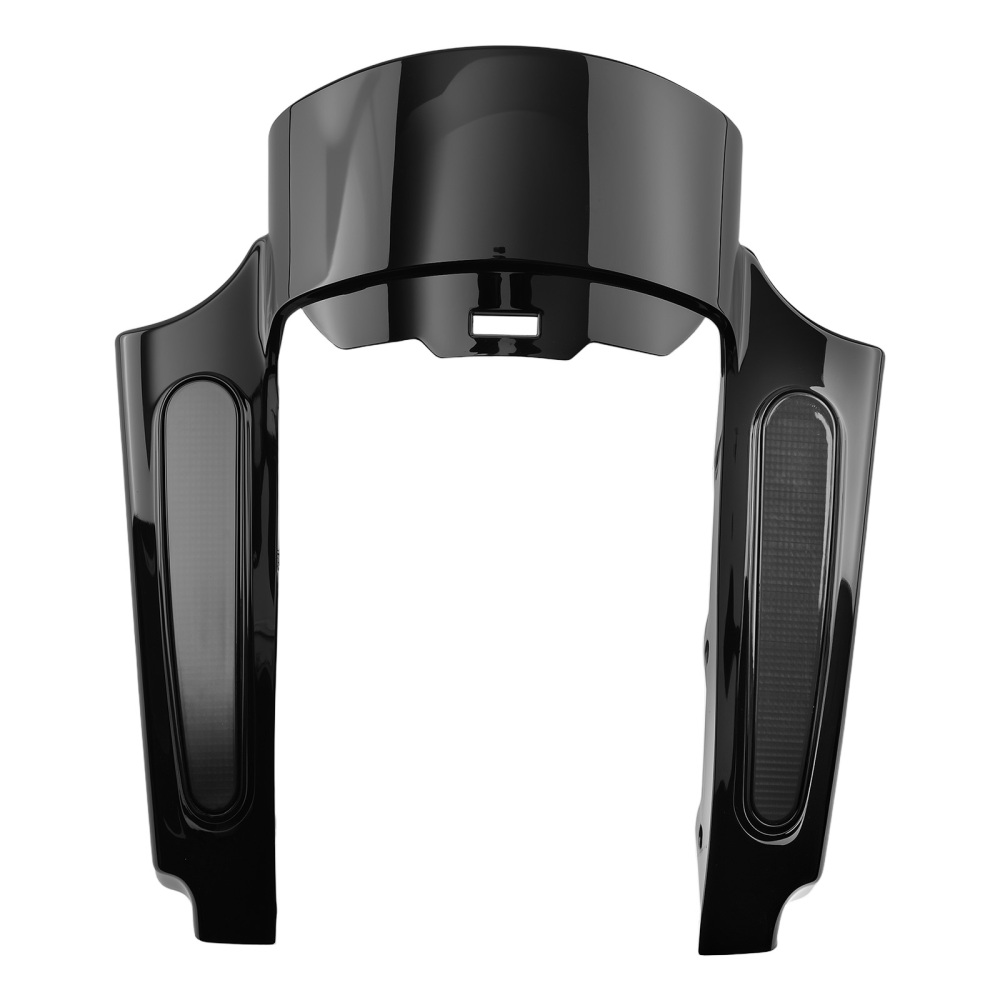 Black ABS Rear Mud Flaps compatible for Harley Road King/Street Glide 2009-2013 Smoke