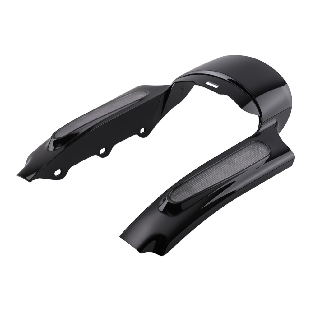 ABS Mud Flaps compatible for Harley CVO Ultra Classic FLHTCUSE4 2009-2013 Rear LED