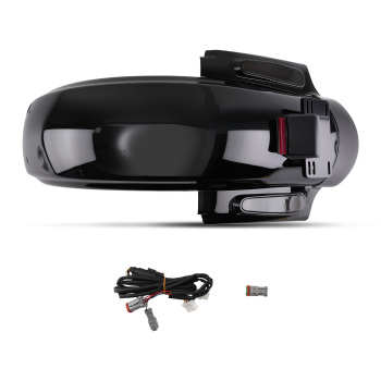 Fender Mud Flaps compatible for Harley CVO Ultra FLHTCUSE5/6/7/8 2010-2013 Rear