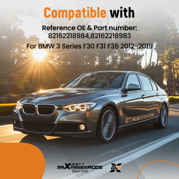 FrontRear Mud Guards Set compatible for BMW 3 F30 F31 F35 2012-2019 82162218984