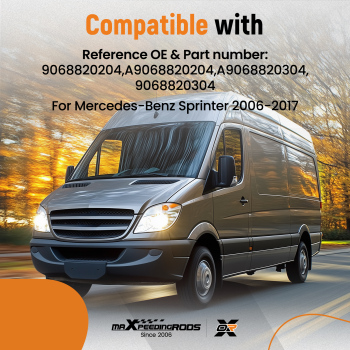 Flaps Mud Guards Mudguard Splash compatible for Mercedes-Benz Sprinter 2006-17 9068820304