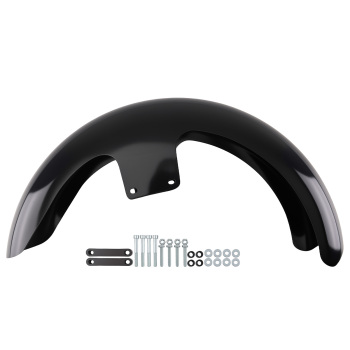 Black Front Fender compatible for Harley Touring Electra Glide CVO FLHTCUSE 2006-2013