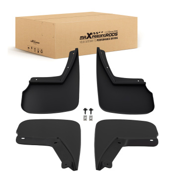 4PC Mud Flaps Set compatible for Chevrolet Tahoe 2015-2020 22922767 FrontRear Black