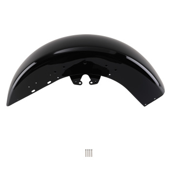 Front Fender compatible for Harley Street Glide 14-up Road Glide 15-up Gloss Black Metal