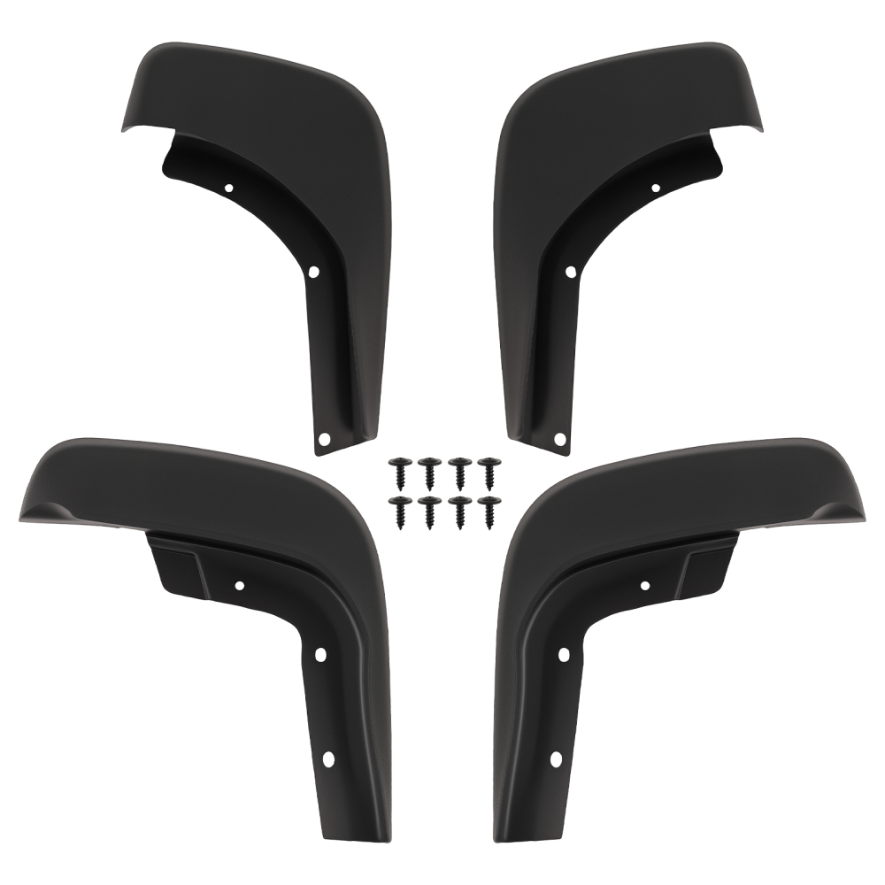 4 Piece Mud Flaps Mudguards Fender compatible for Volvo XC60 2014-2017 31359689 31359690