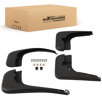 4PCS Mud Flaps Guards compatible for Mercedes Benz Vito W447 2016-2022 FrontRear Black