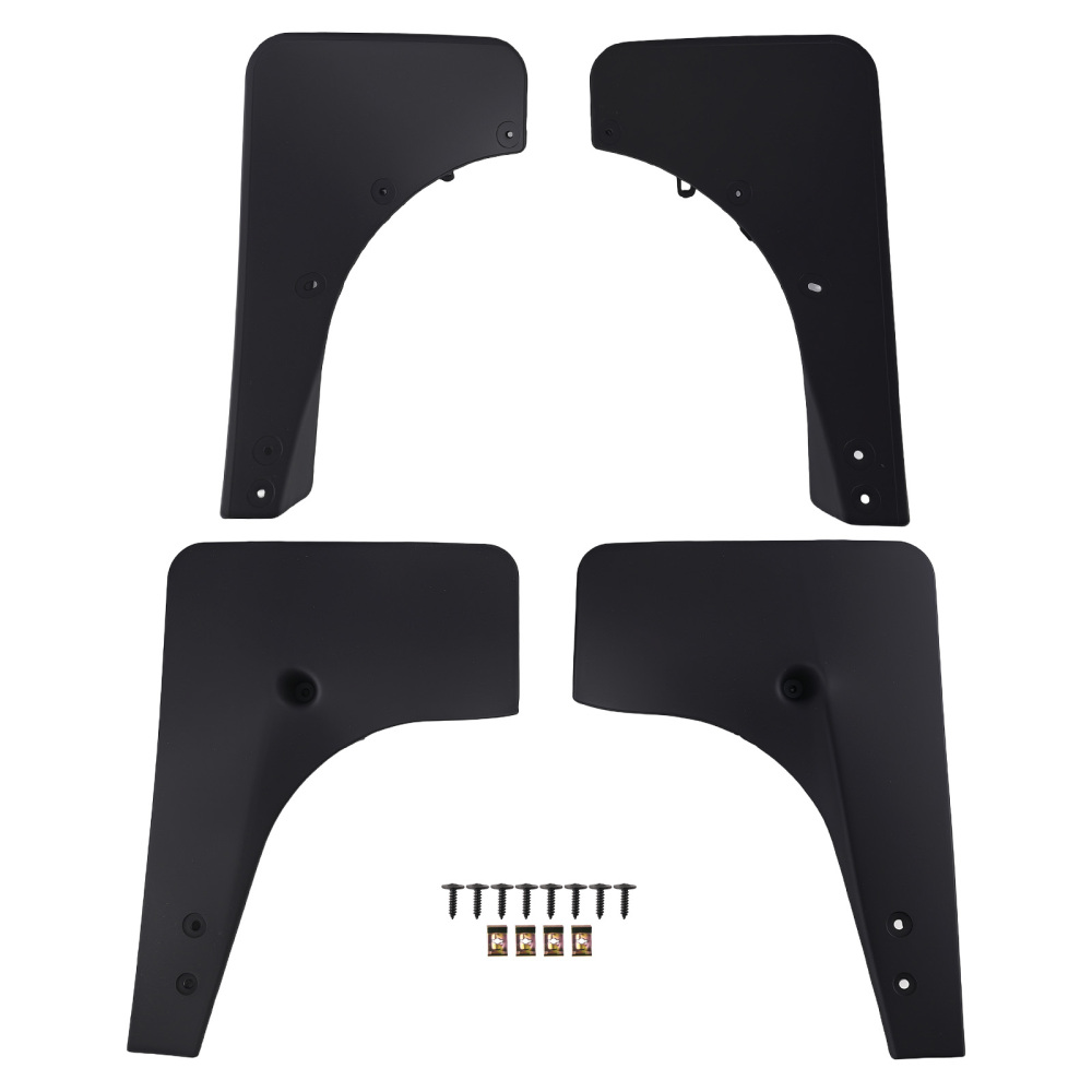 Black Mudguards Fender Mud Flaps compatible for BMW X5 E70 2007-13 Anti-Splash Front Rear