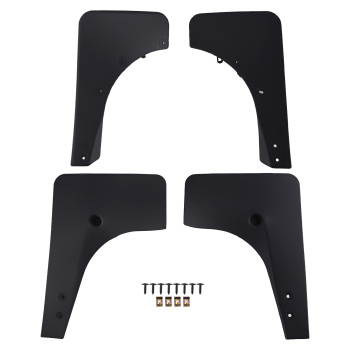 Black Mudguards Fender Mud Flaps compatible for BMW X5 E70 2007-13 Anti-Splash Front Rear