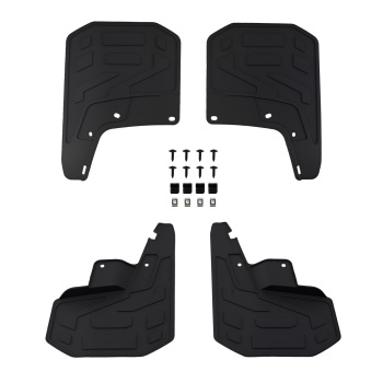 4PC Black Splash Guards Front Rear compatible for Chevrolet Colorado 2023-2024 Mud Flaps