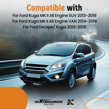 4X Splash Guard Splashguards compatible for Ford Kuga MK2 2013-18 Front Rear Mud Guards New