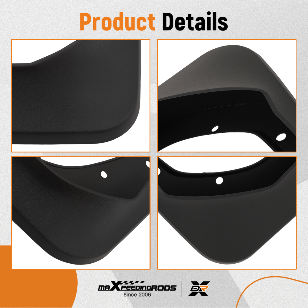 4X Splash Guard Splashguards compatible for Ford Kuga MK2 2013-18 Front Rear Mud Guards New
