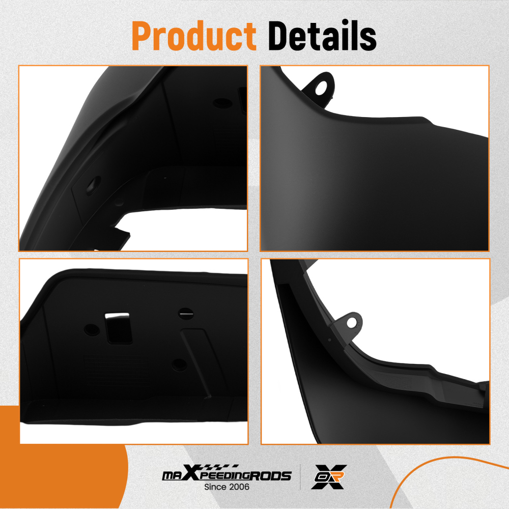 Black Front Rear Mud Flaps compatible for Range Rover Sport L494 2014-2019 Left Right