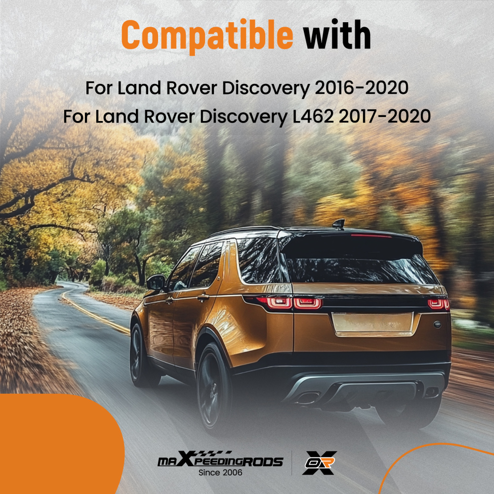 4 Piece Mud Flaps Set compatible for Land Rover Discovery 2016-2020 Front Rear Black