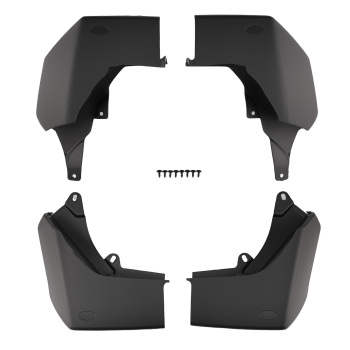 4PCS Mud Flap Set compatible for Land Rover LR4 HSE/SE 2010-2016 VPLAP0017 Black Guards