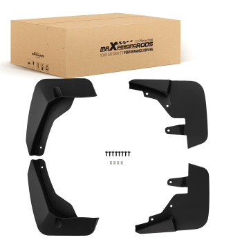 4 Piece Black Mud Guards Kit compatible for Chevrolet Tahoe Suburban GMC Yukon 2021-2023