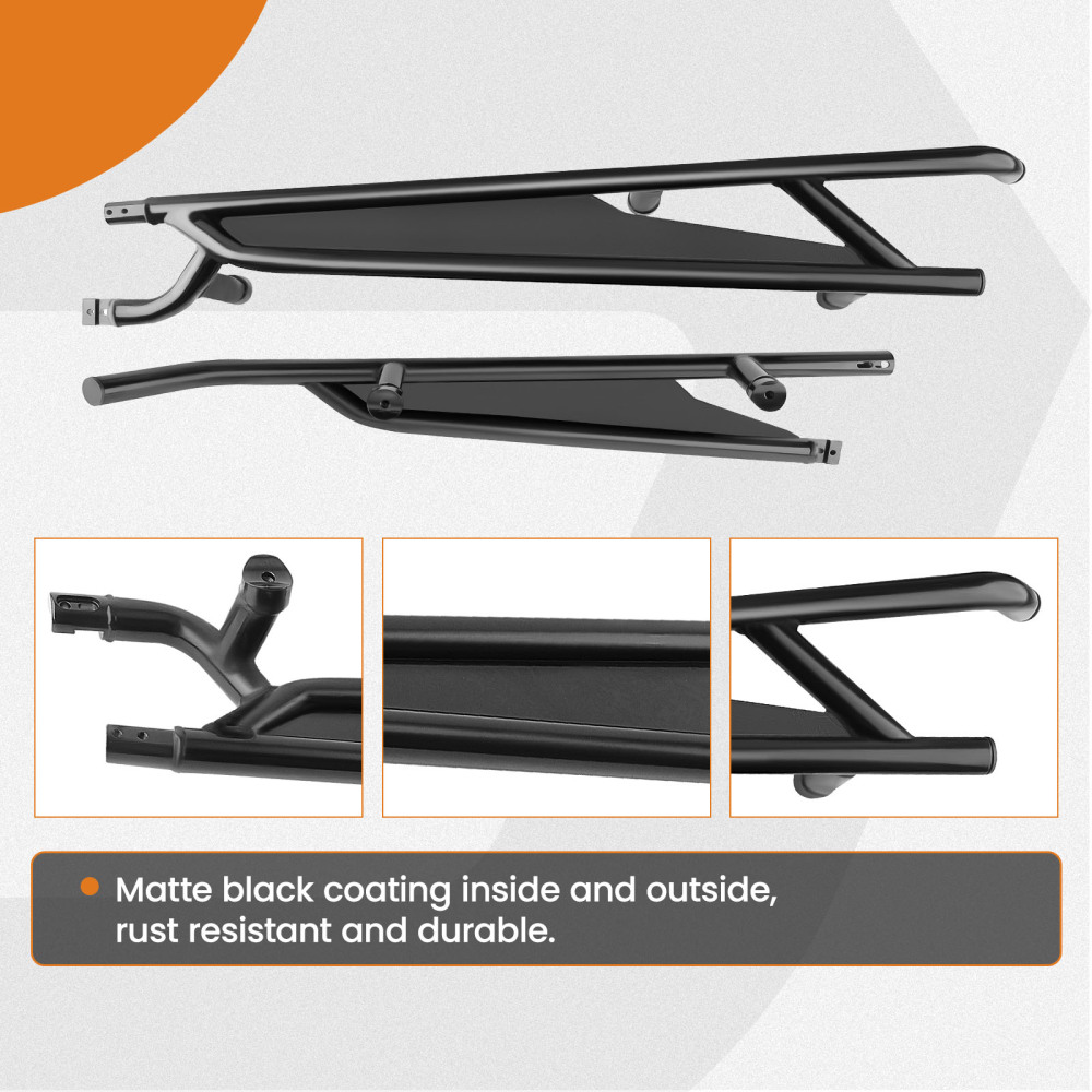 4 Seaters Nerf Bars Rock Sliders compatible for Can-Am Maverick X3 Max 2017-2023 715003730