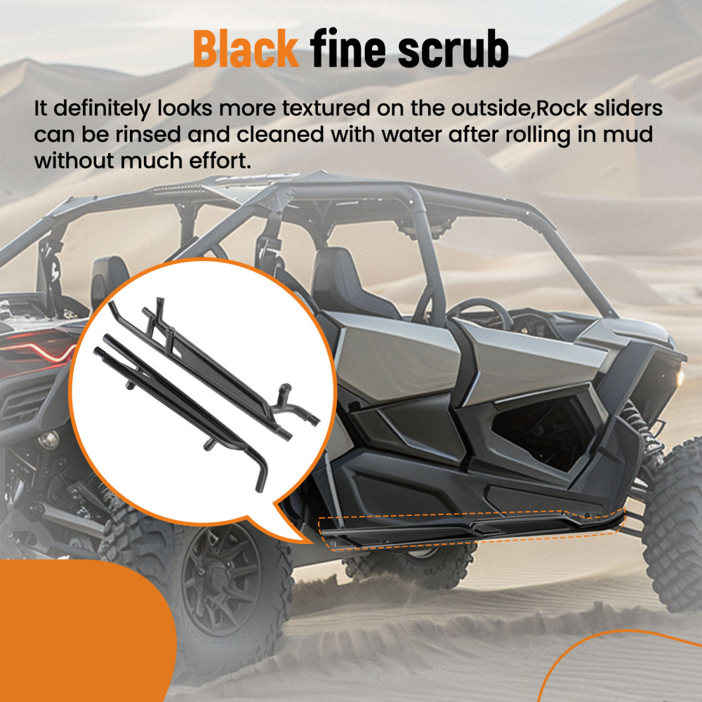 4 Seaters Nerf Bars Rock Sliders compatible for Can-Am Maverick X3 Max 2017-2023 715003730