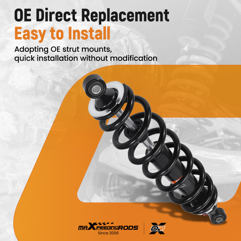 4pcs Front/Rear Shocks Strut Absorber Kit compatible for Arctic Cat 400 TRV 2009-2014