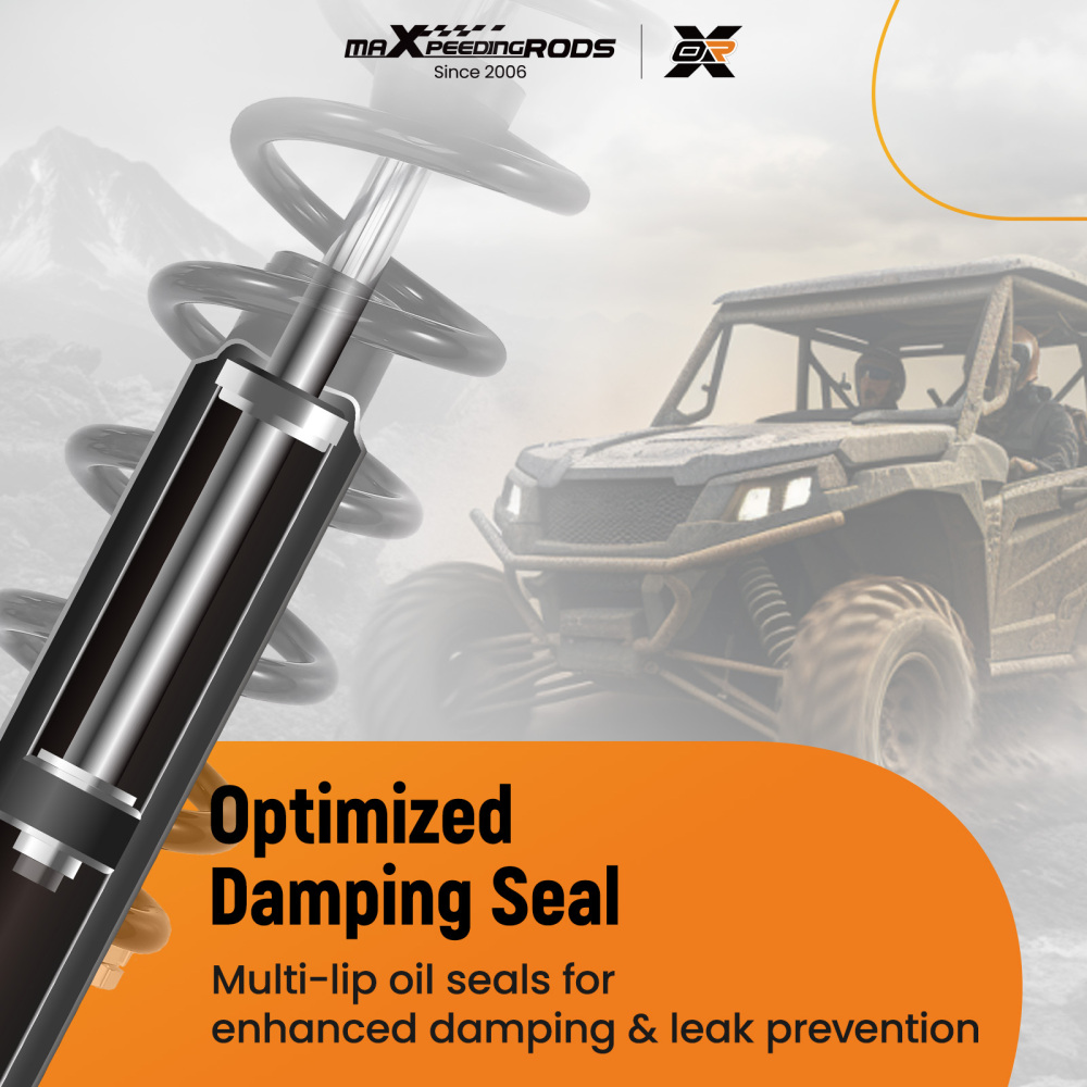 4pcs Front/Rear Shocks Strut Absorber Kit compatible for Arctic Cat 400 TRV 2009-2014