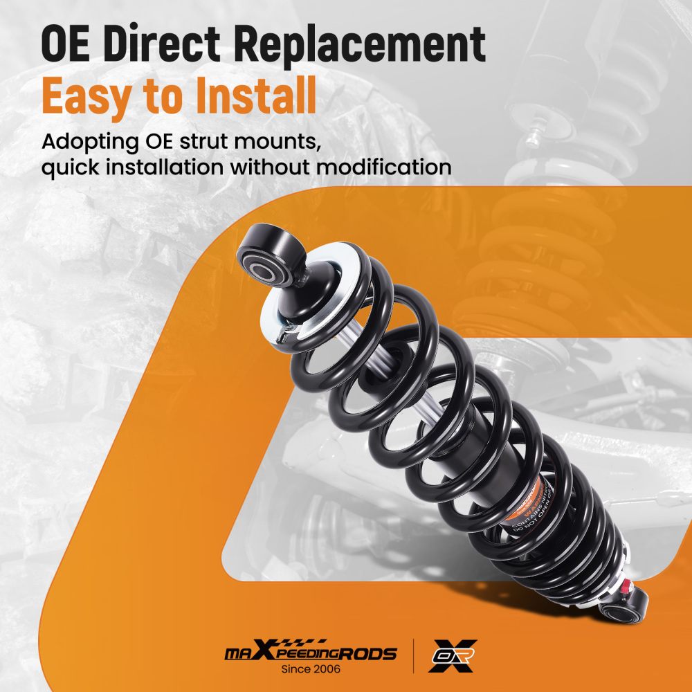 4pcs Front/Rear Shocks Strut Absorber Kit compatible for Arctic Cat 400 TRV 2009-2014