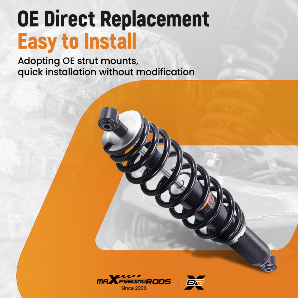 Front Gas Shock Strut Absorbers compatible for Can-Am Commander 1000R 18-20 800R 11-20