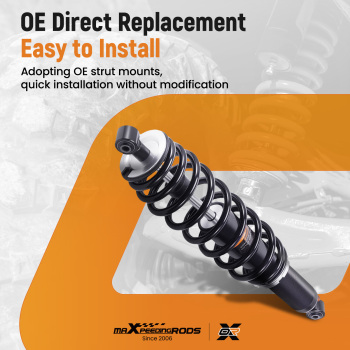 Front Gas Shock Strut Absorbers compatible for Can-Am Commander 1000R 18-20 800R 11-20