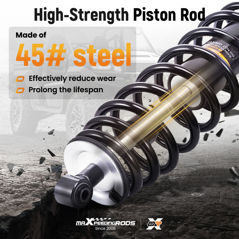 Front Gas Shock Strut Absorbers compatible for Can-Am Commander 1000R 18-20 800R 11-20