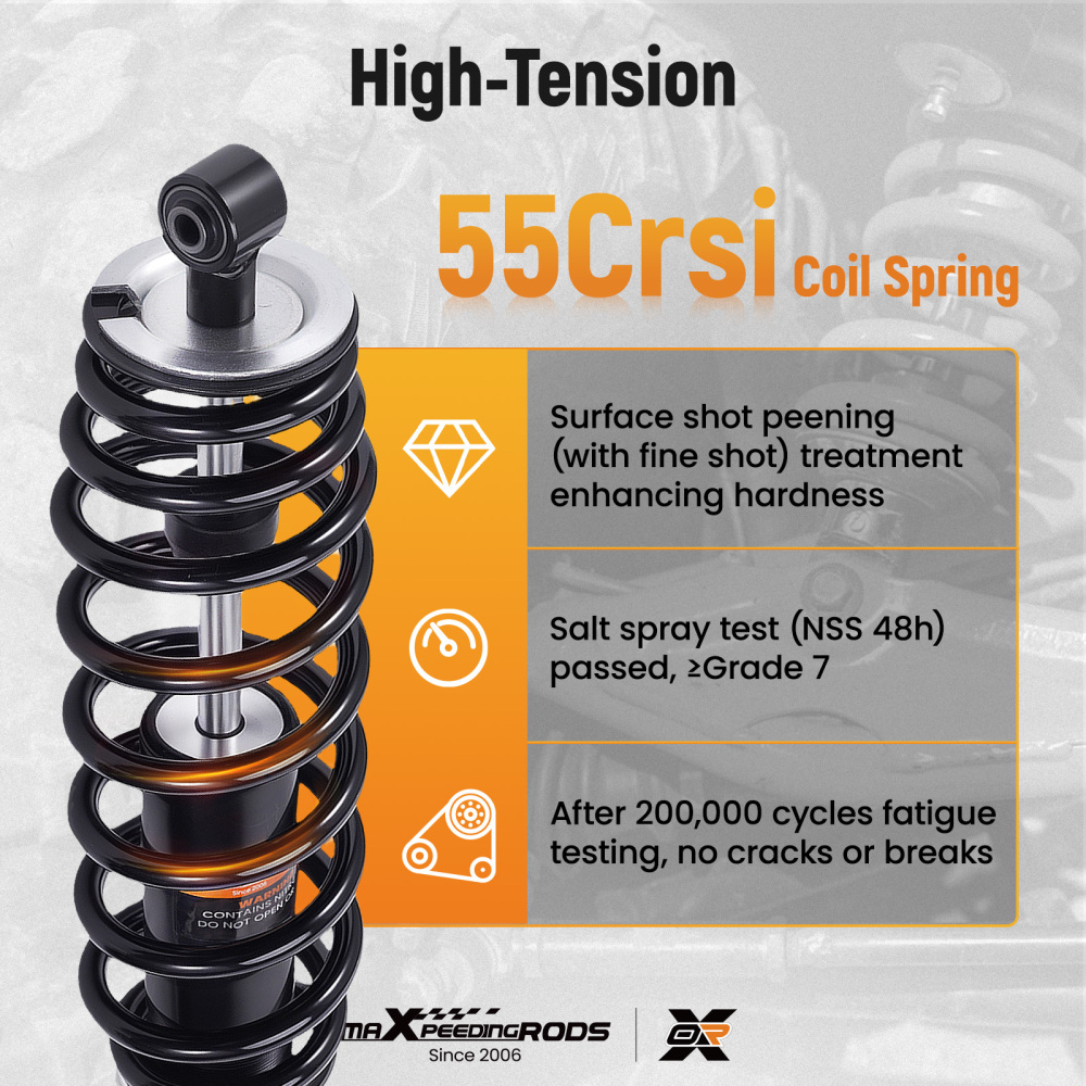 Front Gas Shock Strut Absorbers compatible for Can-Am Commander 1000R 18-20 800R 11-20