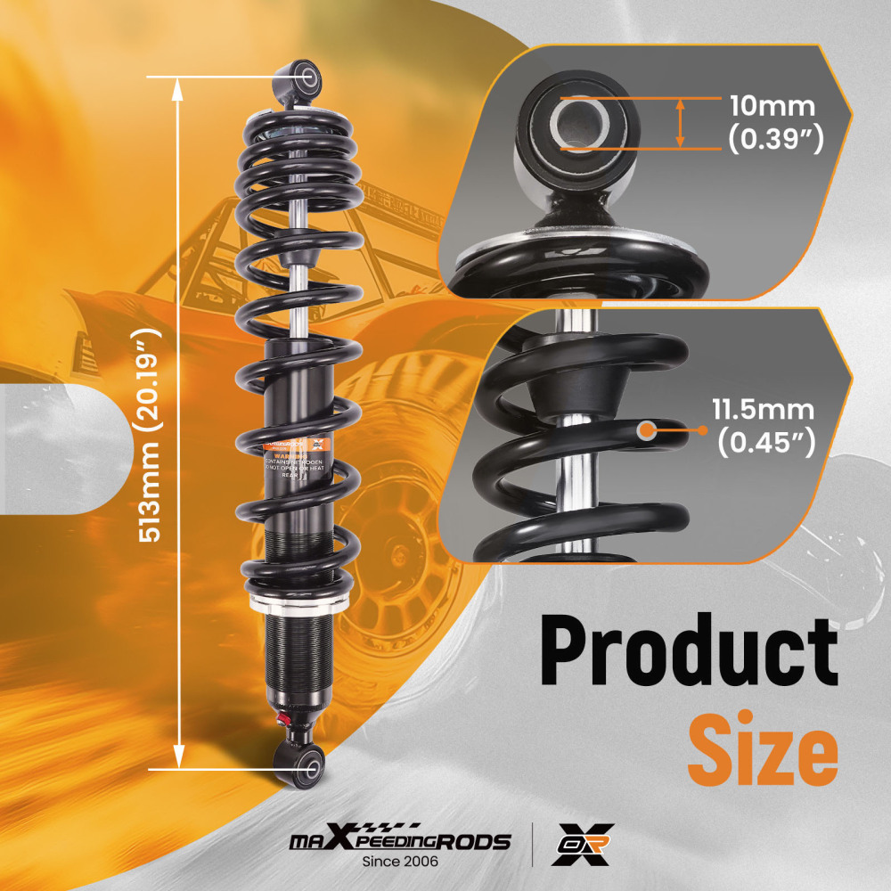 Rear Shock Strut Kit compatible for Can-Am Commander 800/1000 2011-2020 4X4 706000615