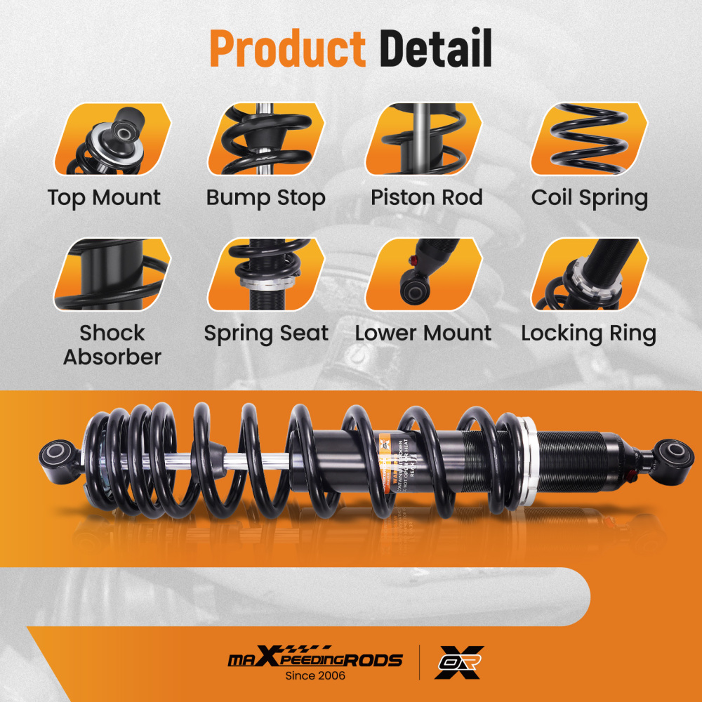 Rear Shock Strut Kit compatible for Can-Am Commander 800/1000 2011-2020 4X4 706000615