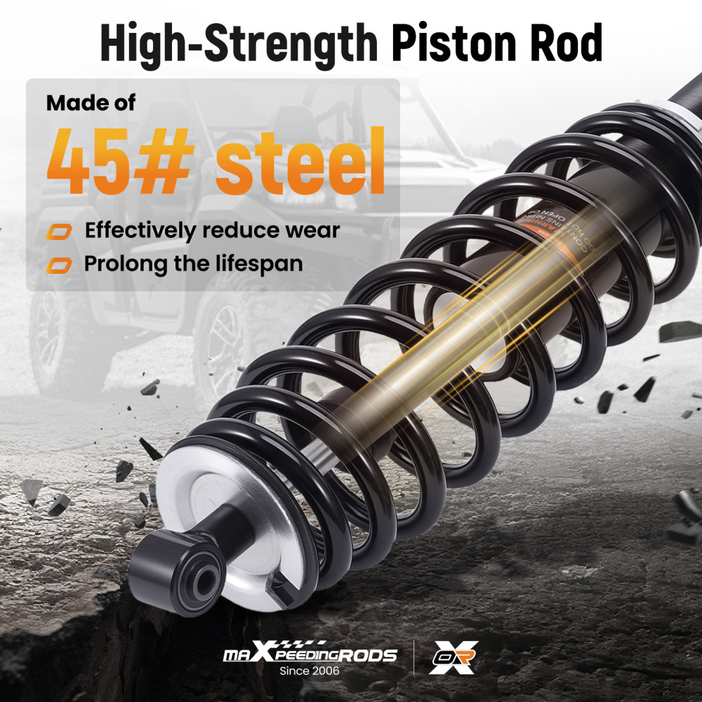 2x Rear Shocks Strut Absorber Kit compatible for Can-Am Commander 800 2011-2020 4X4