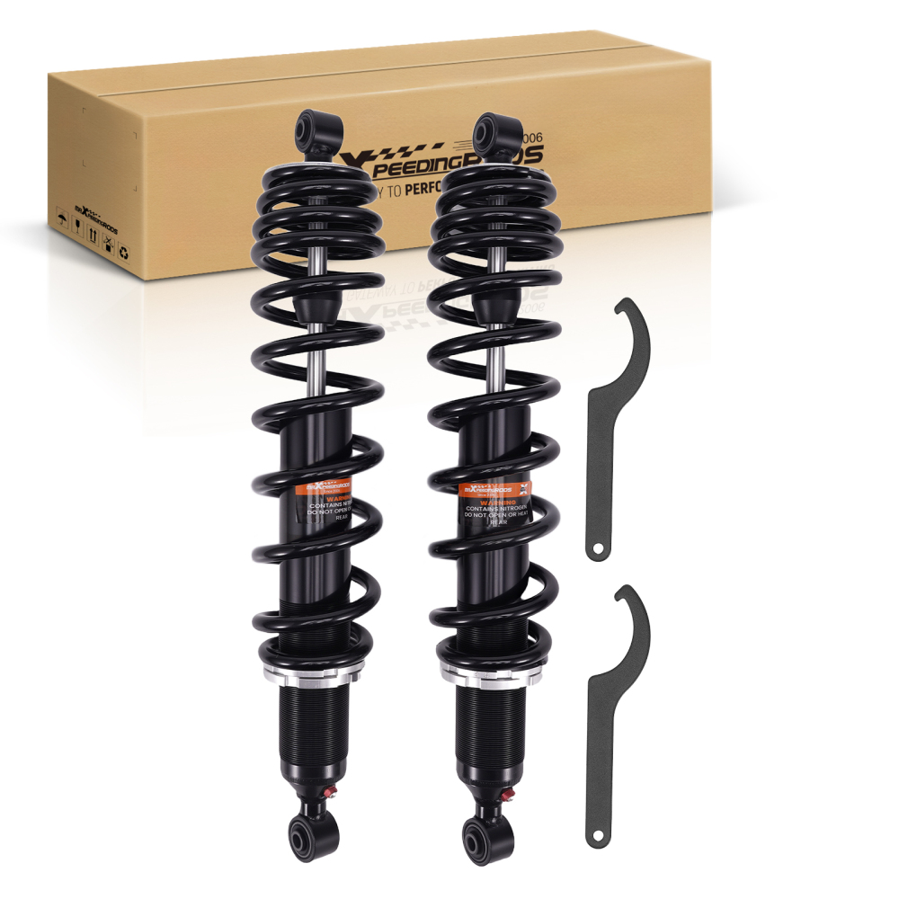 2x Rear Shocks Strut Absorber Kit compatible for Can-Am Commander 800 2011-2020 4X4