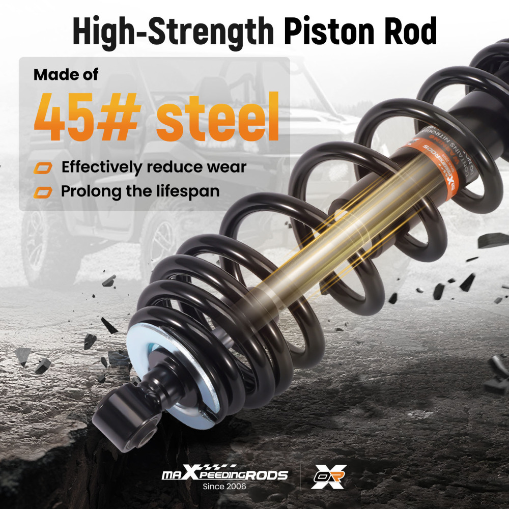 2pcs Front Shocks Strut Absorber Kit compatible for Can-Am Defender HD5 2017-2021