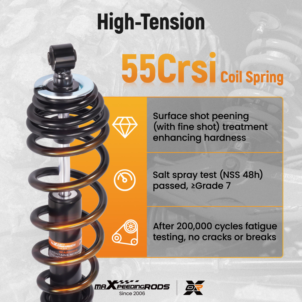 2pcs Front Shocks Strut Absorber Kit compatible for Can-Am Defender HD5 2017-2021