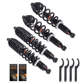 Full Set of Gas Shocks compatible for Can-Am Defender MAX HD8 2017-2021 4x4 XT DPS 4X4