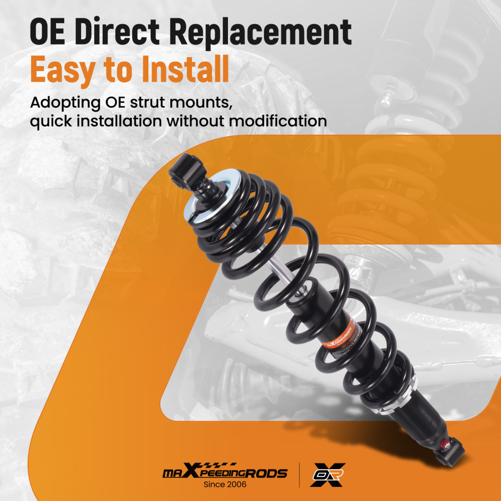 Full Set of Gas Shocks compatible for Can-Am Defender MAX HD8 2017-2021 4x4 XT DPS 4X4