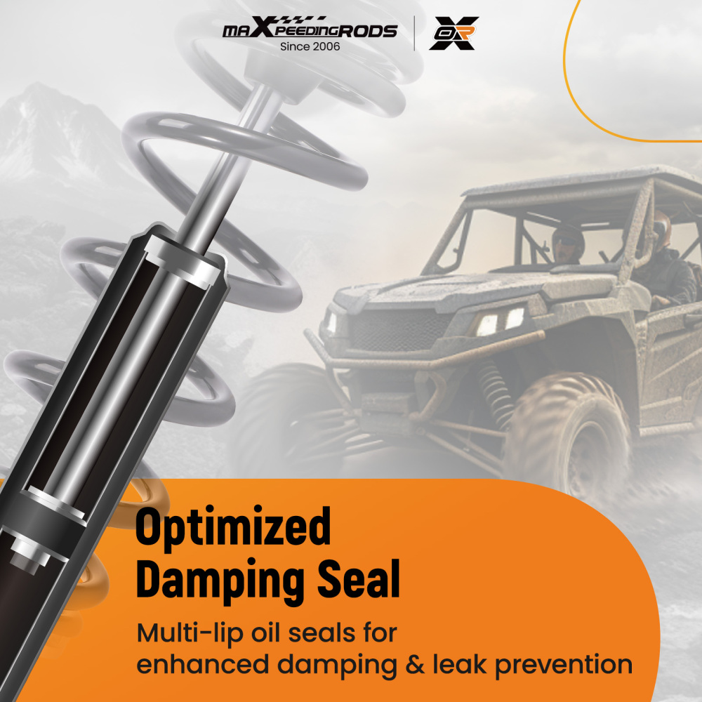 Full Set of Gas Shocks compatible for Can-Am Defender MAX HD8 2017-2021 4x4 XT DPS 4X4