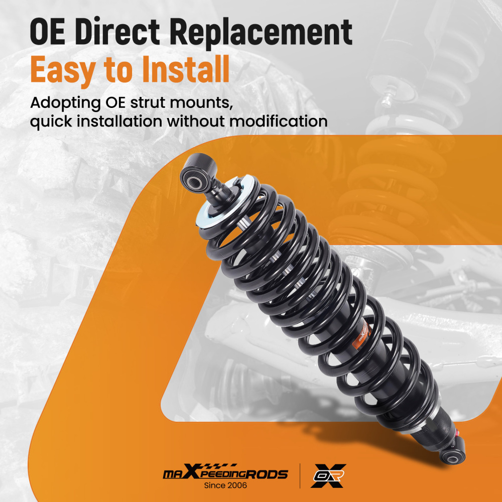 2x Rear Shocks Strut Absorber Kit compatible for Can-Am Defender HD7 MAX HD7 2022-2023