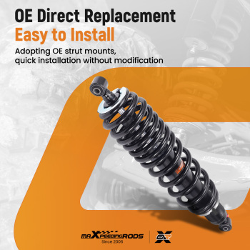 2x Rear Shocks Strut Absorber Kit compatible for Can-Am Defender HD7 MAX HD7 2022-2023