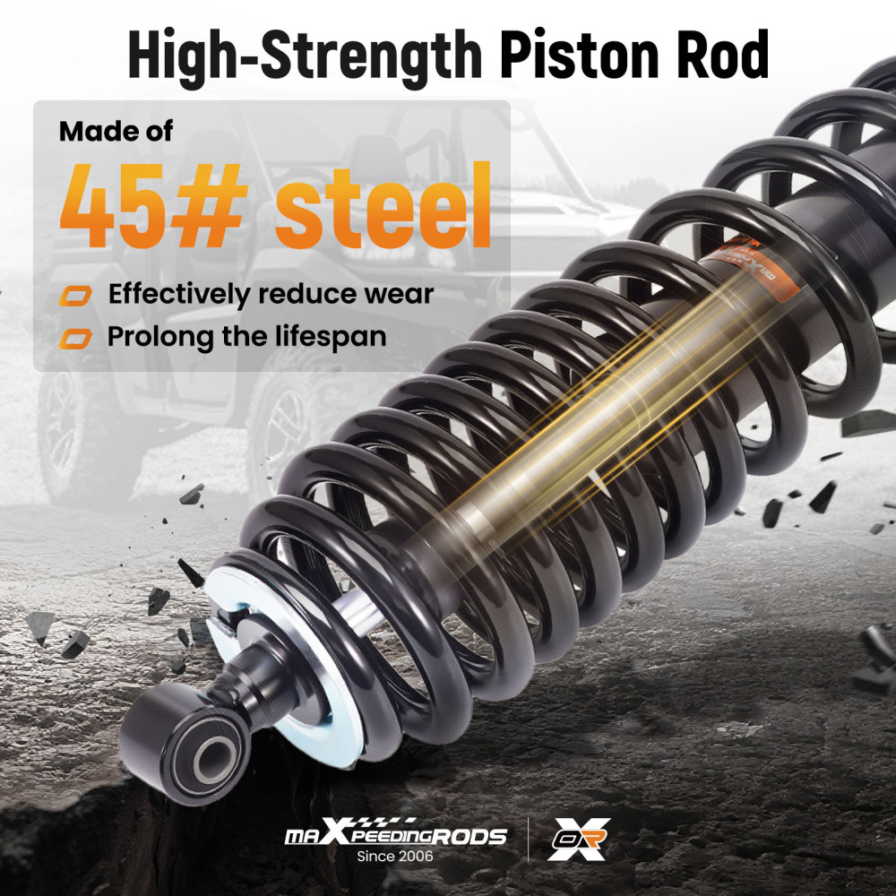 2x Rear Shocks Strut Absorber Kit compatible for Can-Am Defender HD7 MAX HD7 2022-2023