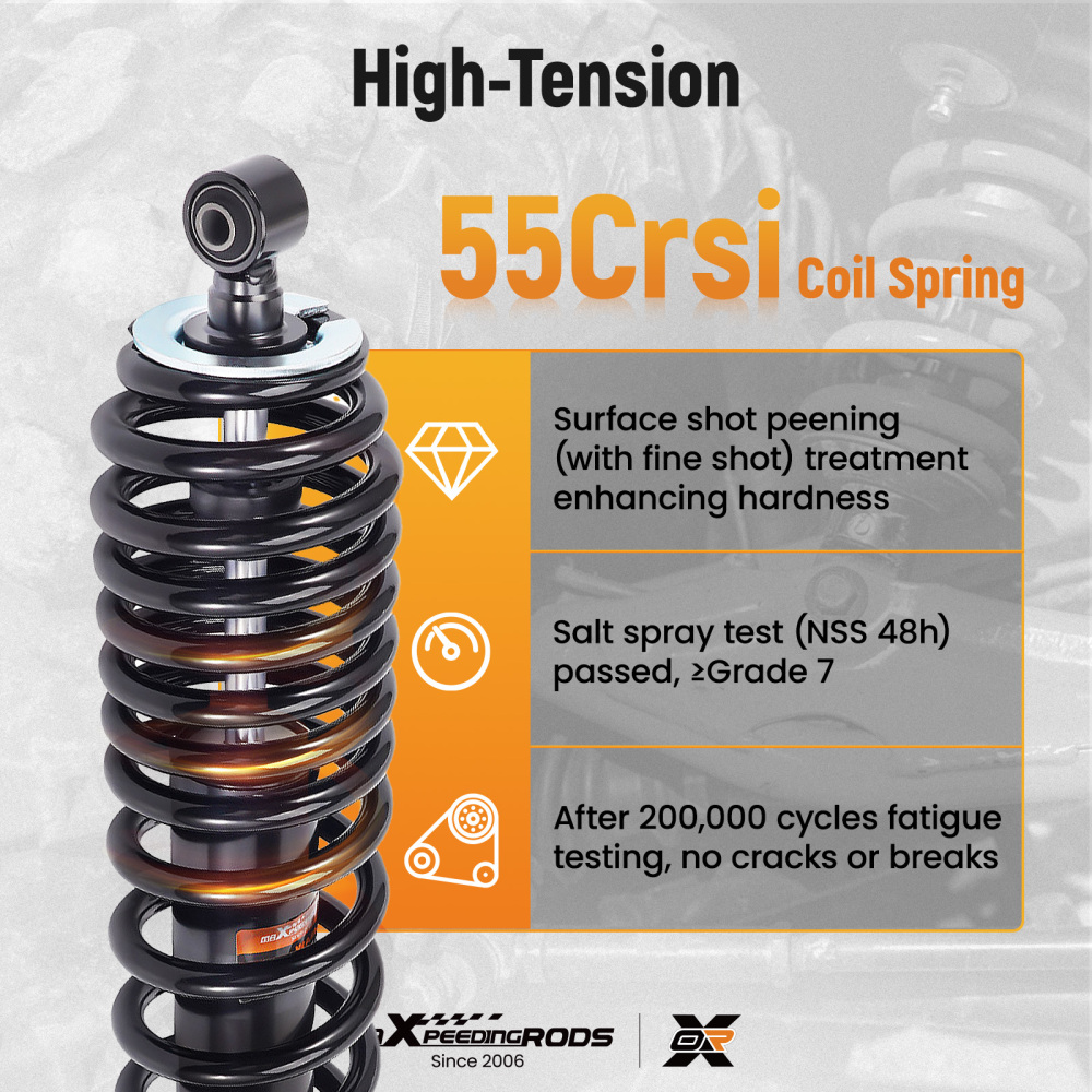 2x Rear Shocks Strut Absorber Kit compatible for Can-Am Defender HD7 MAX HD7 2022-2023