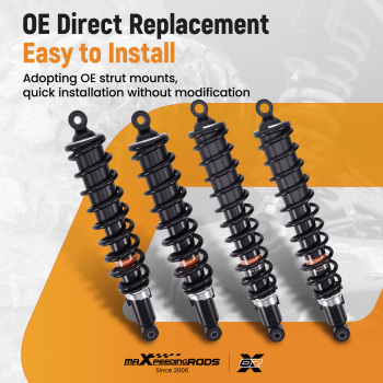 Full Set of Gas Shocks compatible for Honda Rubicon GPScape 4x4 2004-2008 52400-HN2-003