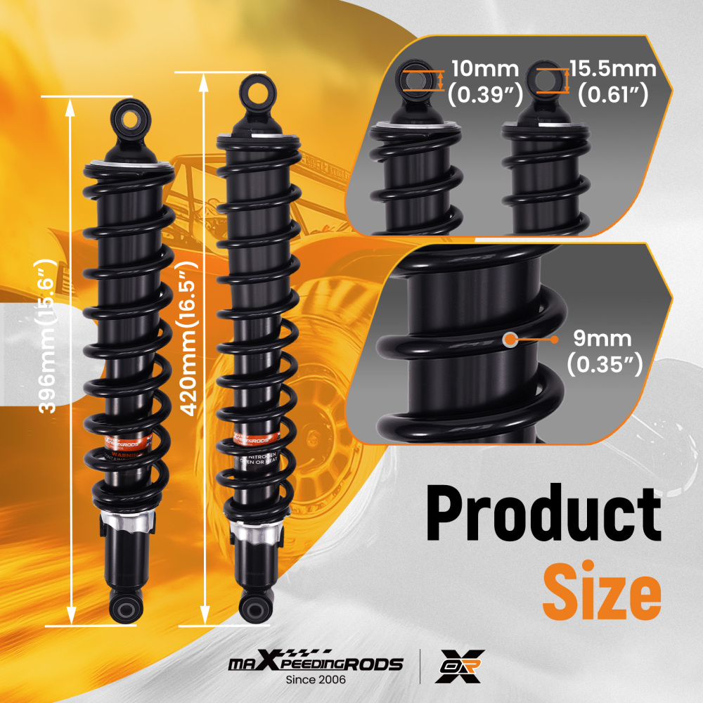 Full Set of Gas Shocks compatible for Honda Rubicon GPScape 4x4 2004-2008 52400-HN2-003