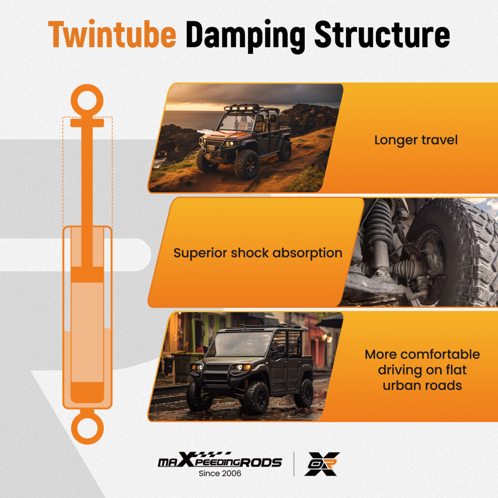 Full Set of Gas Shocks compatible for Honda Rubicon GPScape 4x4 2004-2008 52400-HN2-003